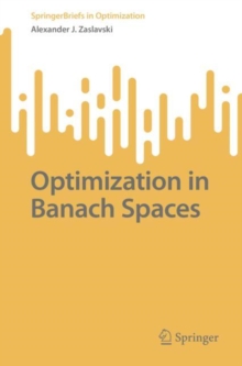 Image for Optimization in Banach Spaces