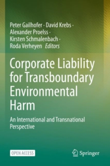 Image for Corporate Liability for Transboundary Environmental Harm