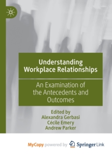Image for Understanding Workplace Relationships