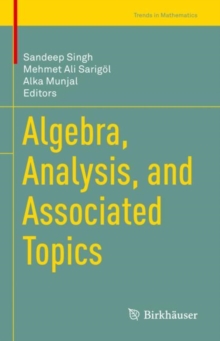 Image for Algebra, Analysis, and Associated Topics