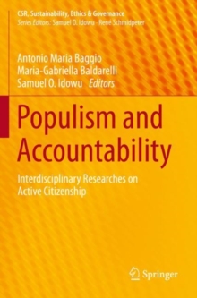 Image for Populism and Accountability : Interdisciplinary Researches on Active Citizenship