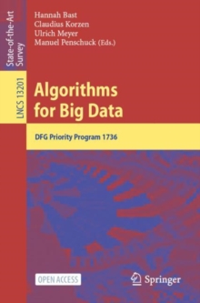 Image for Algorithms for Big Data: DFG Priority Program 1736
