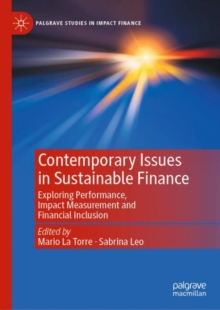 Image for Contemporary Issues in Sustainable Finance: Financial Products and Financial Institutions