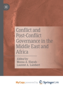 Image for Conflict and Post-Conflict Governance in the Middle East and Africa