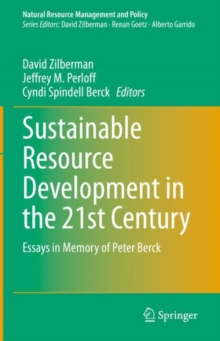 Image for Sustainable Resource Development in the 21st Century