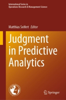 Image for Judgment in Predictive Analytics