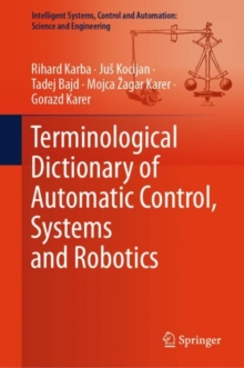 Image for Terminological Dictionary of Automatic Control, Systems and Robotics