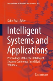 Image for Intelligent systems and applications  : proceedings of the 2023 Intelligent Systems Conference (IntelliSys)Volume 2