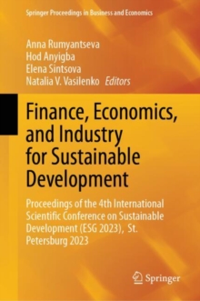 Image for Finance, Economics, and Industry for Sustainable Development