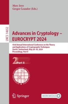 Image for Advances in Cryptology – EUROCRYPT 2024