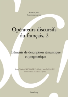 Image for Operateurs Discursifs Du Francais, 2