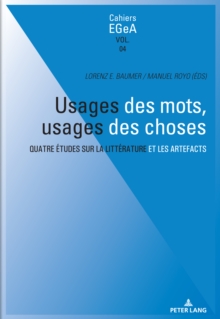 Image for Usages des mots, usages des choses