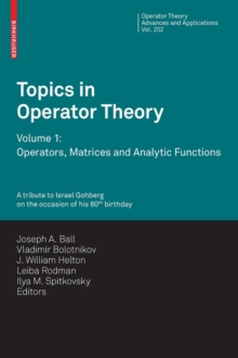 Image for Topics in operator theory