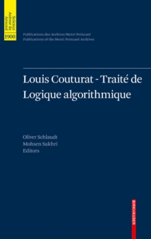 Image for Louis Couturat - traite de logique algorithmique