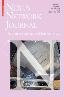 Image for Nexus Network Journal 12,3 : Architecture and Mathematics