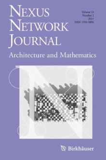 Image for Nexus Network Journal 13,2 : Architecture and Mathematics