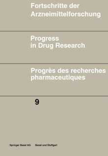 Image for Fortschritte der Arzneimittelforschung \ Progress in Drug Research \ Progres des recherches pharmaceutiques