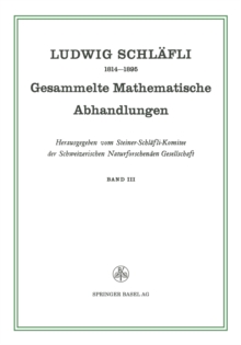 Image for Gesammelte Mathematische Abhandlungen