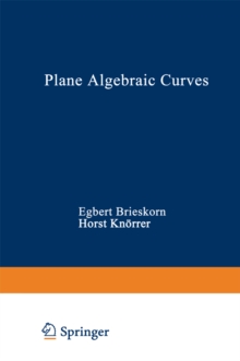 Image for Plane Algebraic Curves.
