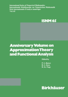 Image for Anniversary Volume On Approximation Theory and Functional Analysis