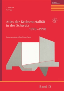 Image for Atlas der Krebsmortalitat in der Schweiz 1970-1990