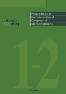 Image for Proceedings of the International Congress of Mathematicians: August 3-11, 1994 Zurich, Switzerland