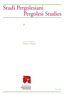 Image for Studi Pergolesiani- Pergolesi Studies: a cura di / edited by Simone Caputo
