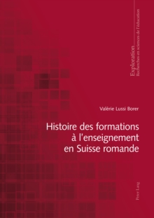 Image for Histoire des formations a l'enseignement en Suisse romande