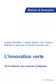 Image for L'innovation verte: De la theorie aux bonnes pratiques