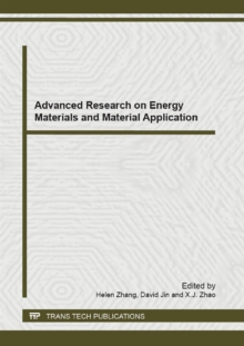 Image for Advanced Research on Energy Materials and Material Application