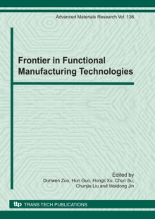 Image for Frontier in Functional Manufacturing Technologies