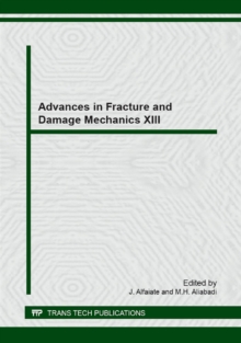 Image for Advances in Fracture and Damage Mechanics XIII