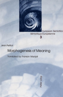 Image for Morphogenesis of Meaning