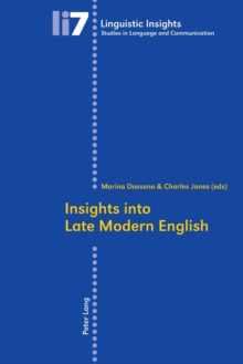 Image for Insights into late modern English