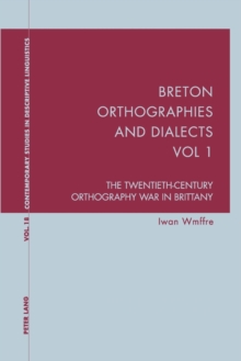 Image for Breton Orthographies and Dialects - Vol. 1