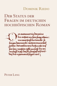 Der Status der Fragen im deutschen hochhoefischen Roman