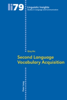 Image for Second language vocabulary acquisition