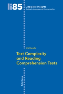 Image for Text Complexity and Reading Comprehension Tests