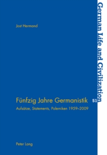 Image for Fuenfzig Jahre Germanistik