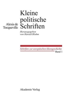 Image for Kleine Politische Schriften