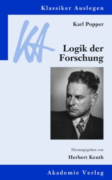 Image for Karl Popper: Logik der Forschung