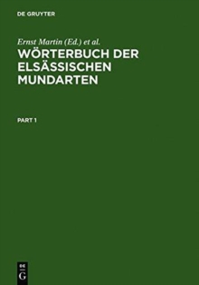 Image for Woerterbuch Der Elsassischen Mundarten