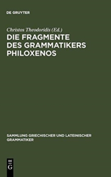 Image for Die Fragmente Des Grammatikers Philoxenos