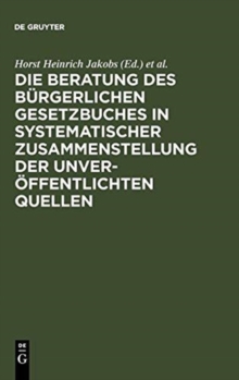 Image for Materialien Zur Entstehungsgeschichte Des Bgb