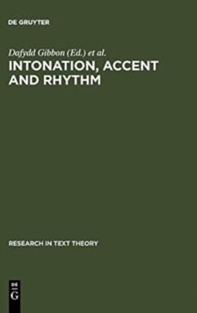 Image for Intonation, Accent and Rhythm