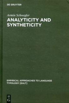 Image for Analyticity and Syntheticity : A Diachronic Perspective with Special Reference to Romance Languages