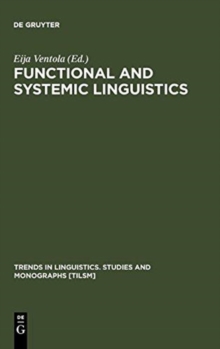 Image for Functional and Systemic Linguistics