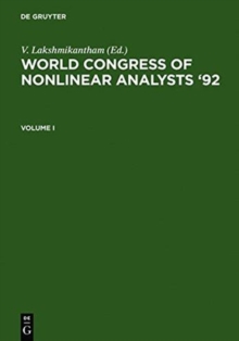 Image for World Congress of Nonlinear Analysts '92