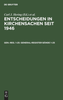 Image for General-Register Bande 1-25