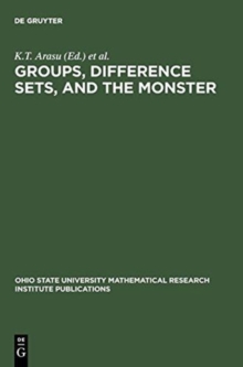 Image for Groups, Difference Sets, and the Monster